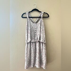 Sessun 100% Silk Swallow Print Mini Dress